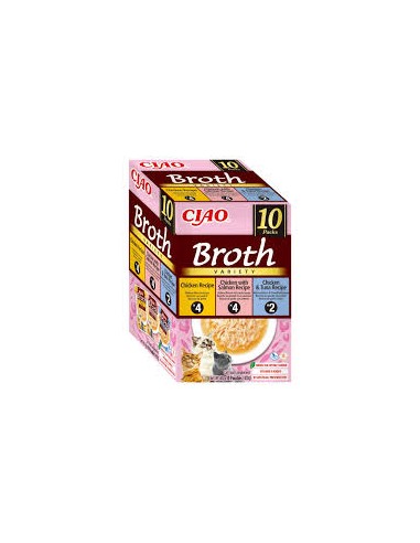 ciao pouch broth pack 10 rosa