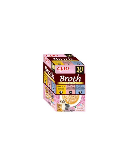 ciao pouch broth pack 10 rosa