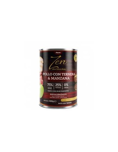 zen lata pollo con ternera y vegetales 400gr