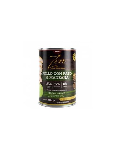 zen lata pollo con pato y vegetales 400gr