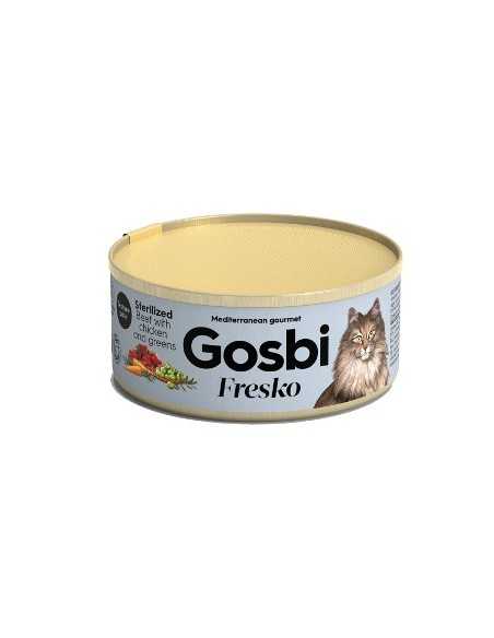 GOSBI CAT LATA ESTERILIZADO POLLO TERNERA