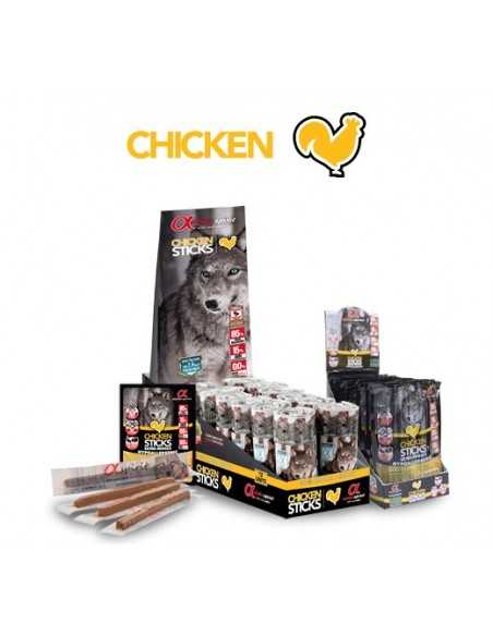 ALPHA SPIRIT POLLO SNACKS SEMI-MOIST-STICK 16 UNIDADES